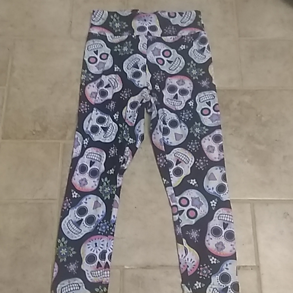 Día de los muertos leggings